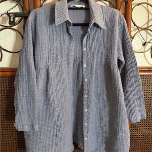 Zara Charcoal Textured Shirt